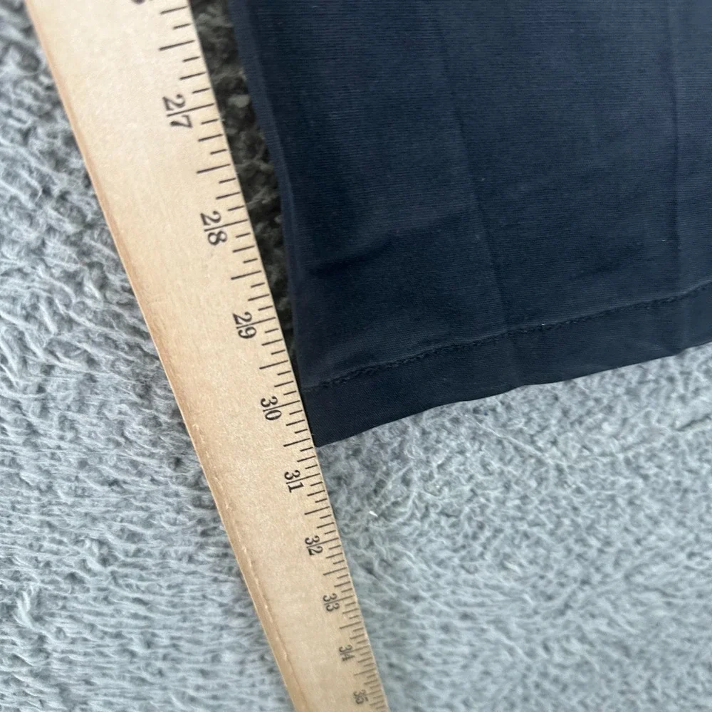 Old Navy Built-In Flex Pant Mens 36x30 Blue Cotton Chino Straight Slim Business
